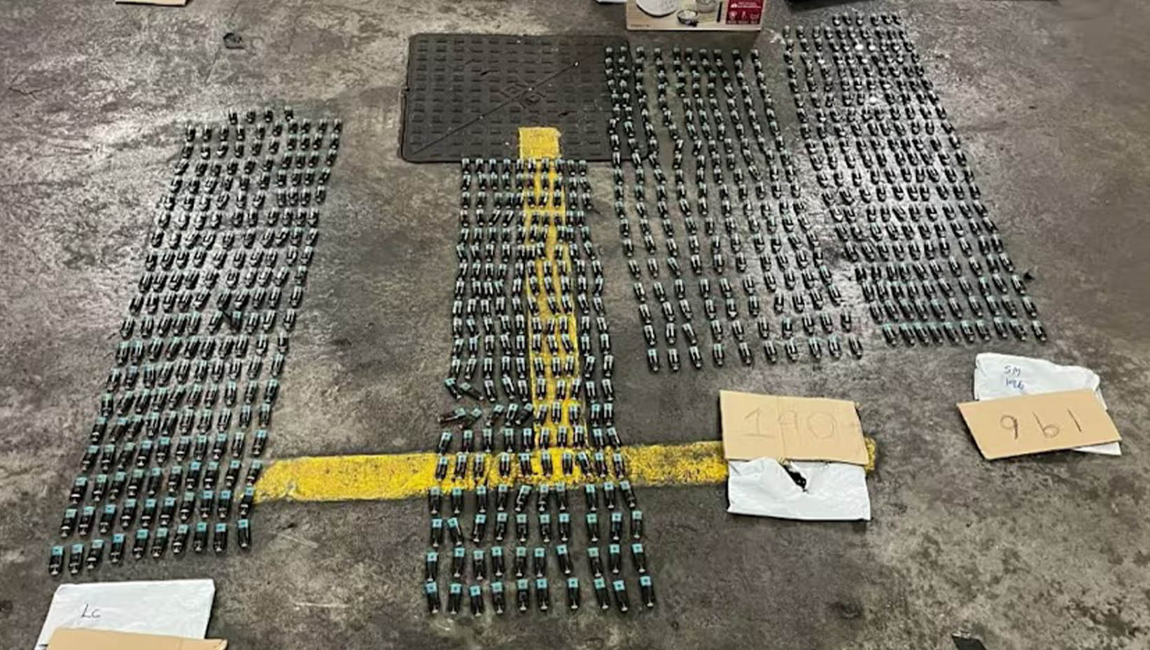 Etomidate vape pods seized at Woodlands Checkpoint Singapore